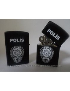 Kişiye Özel Polis Logolu Metal Çakmak