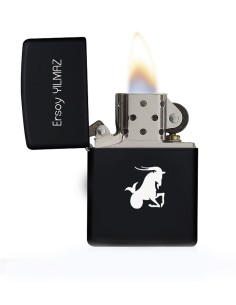 Kişiye Özel Oğlak Burcu Metal çakmak