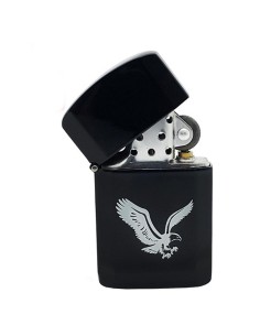 Kişiye Özel Kartal Logolu Metal Çakmak